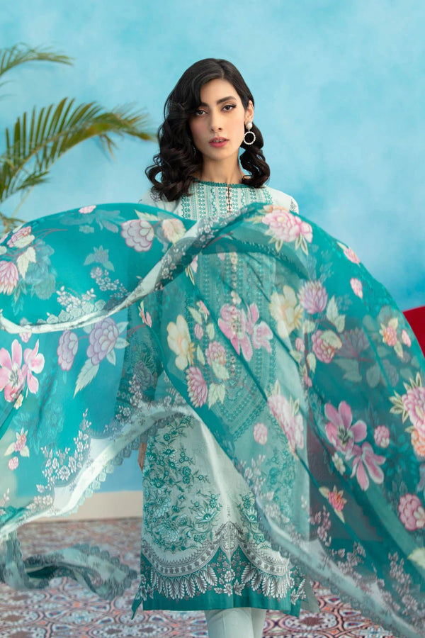 Sapphire Lawn 3 Piece Suit SAP57-Designer dhaage