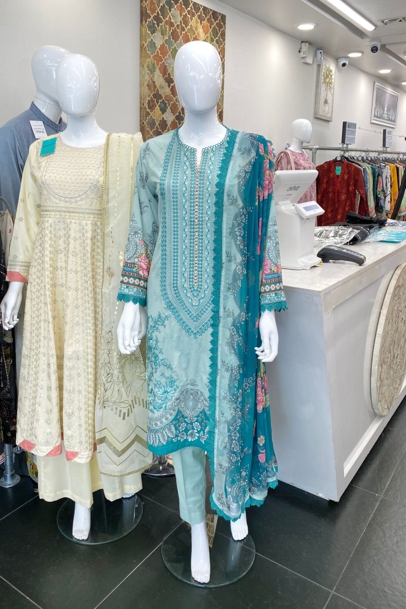 Sapphire Lawn 3 Piece Suit SAP57-Designer dhaage