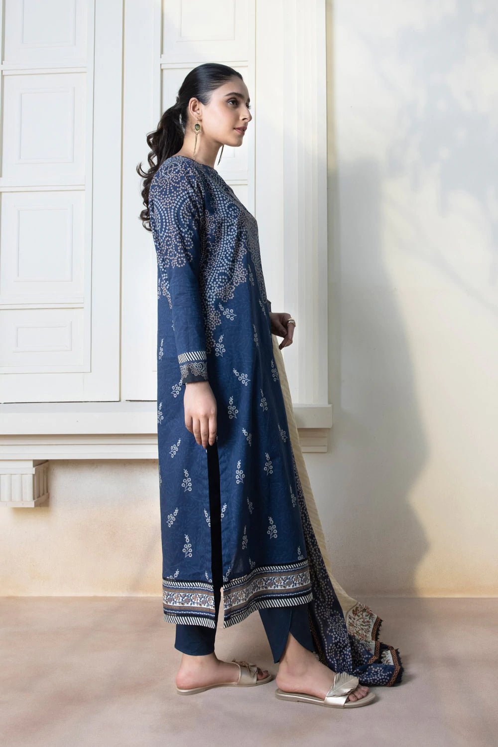 Sapphire Lawn 3 Piece Suit SAP59-Designer dhaage