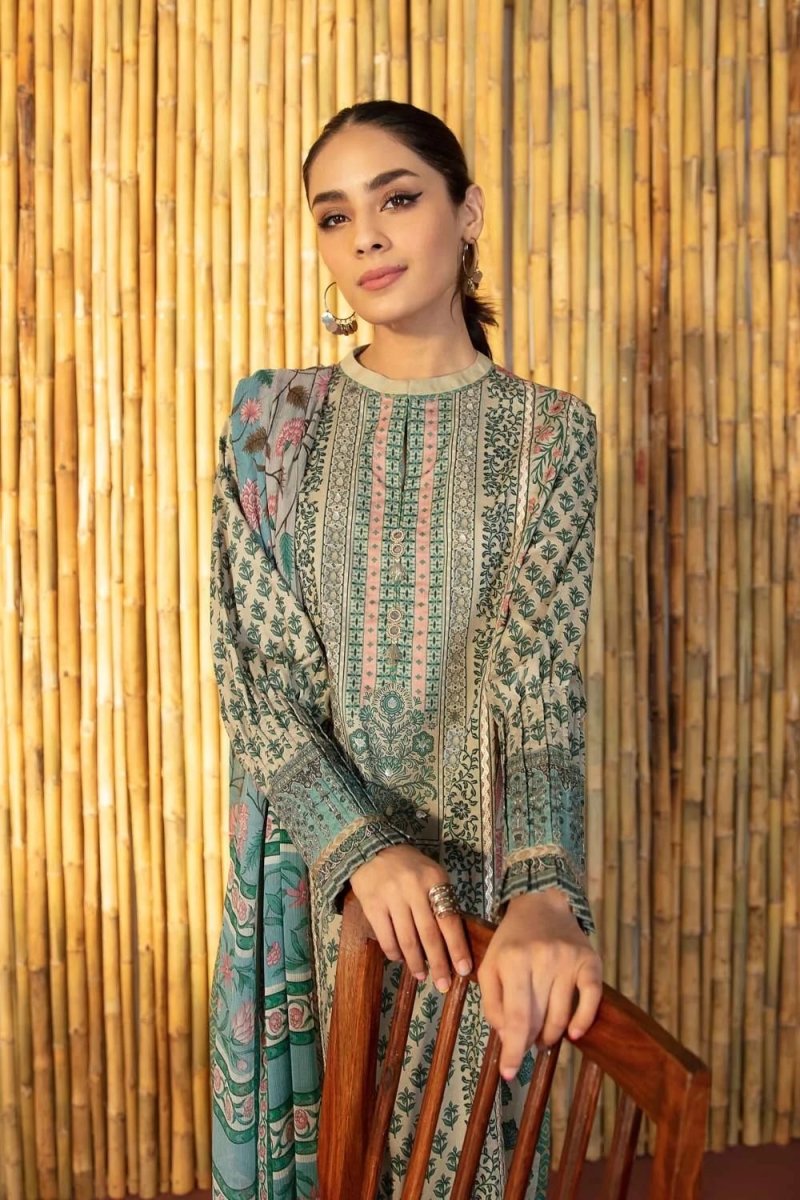 Sapphire Lawn 3 Piece Suit SAP74-Designer dhaage