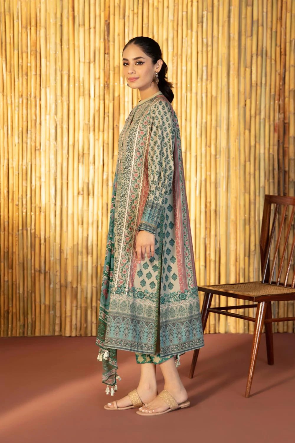 Sapphire Lawn 3 Piece Suit SAP74-Designer dhaage