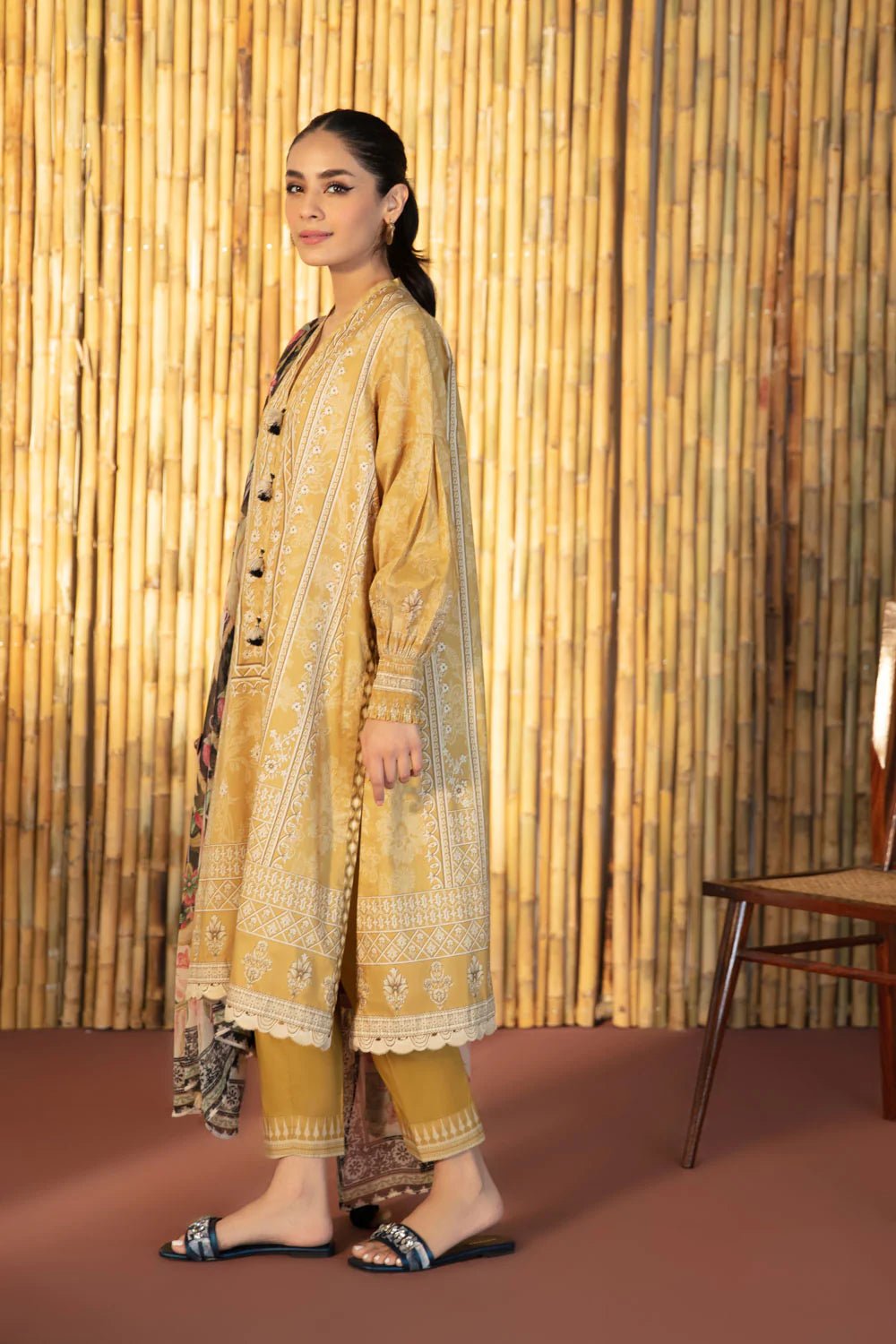 Sapphire Lawn 3 Piece Suit SAP75-Designer dhaage