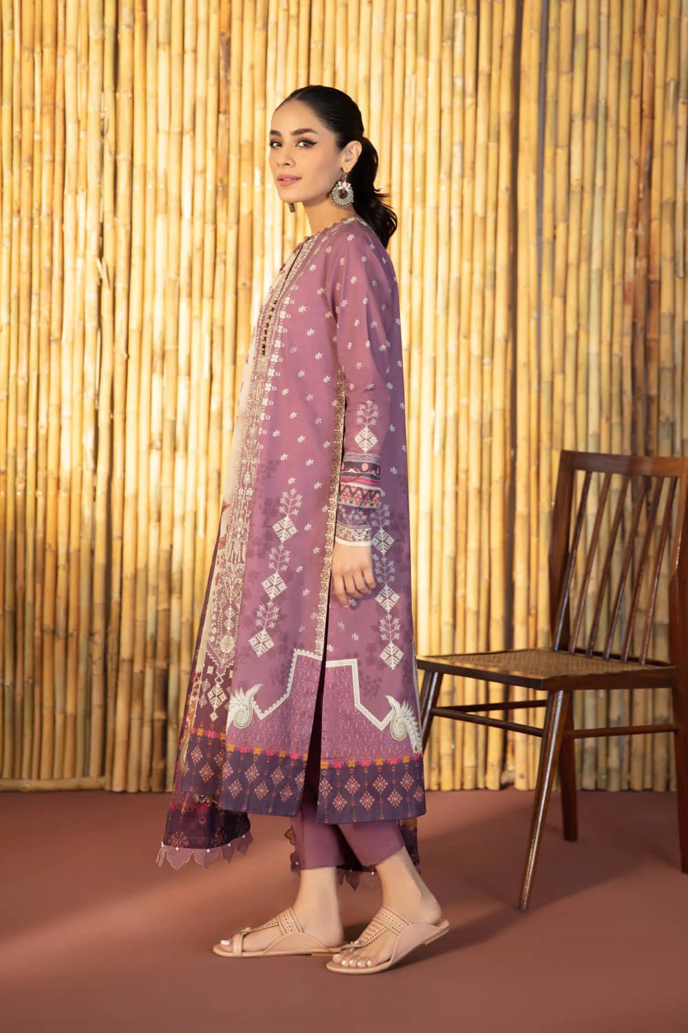 Sapphire Lawn 3 Piece Suit SAP79-Designer dhaage