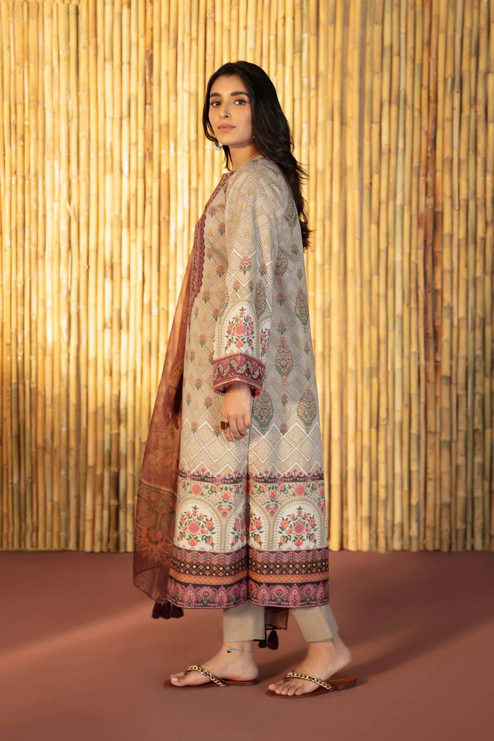 Sapphire Lawn 3 Piece Suit SAP81-Designer dhaage