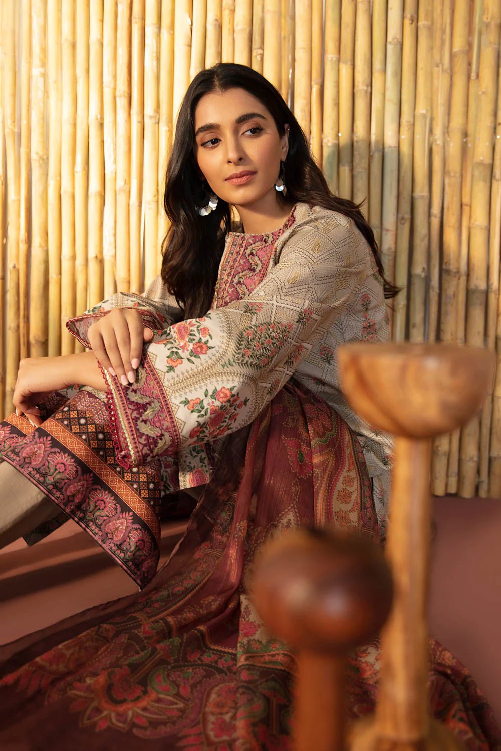 Sapphire Lawn 3 Piece Suit SAP81-Designer dhaage