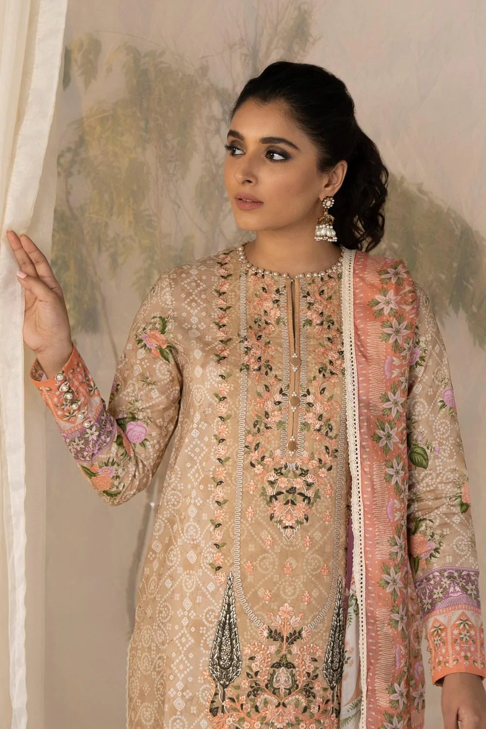 Sapphire Lawn 3 Piece Suit SAP82-Designer dhaage