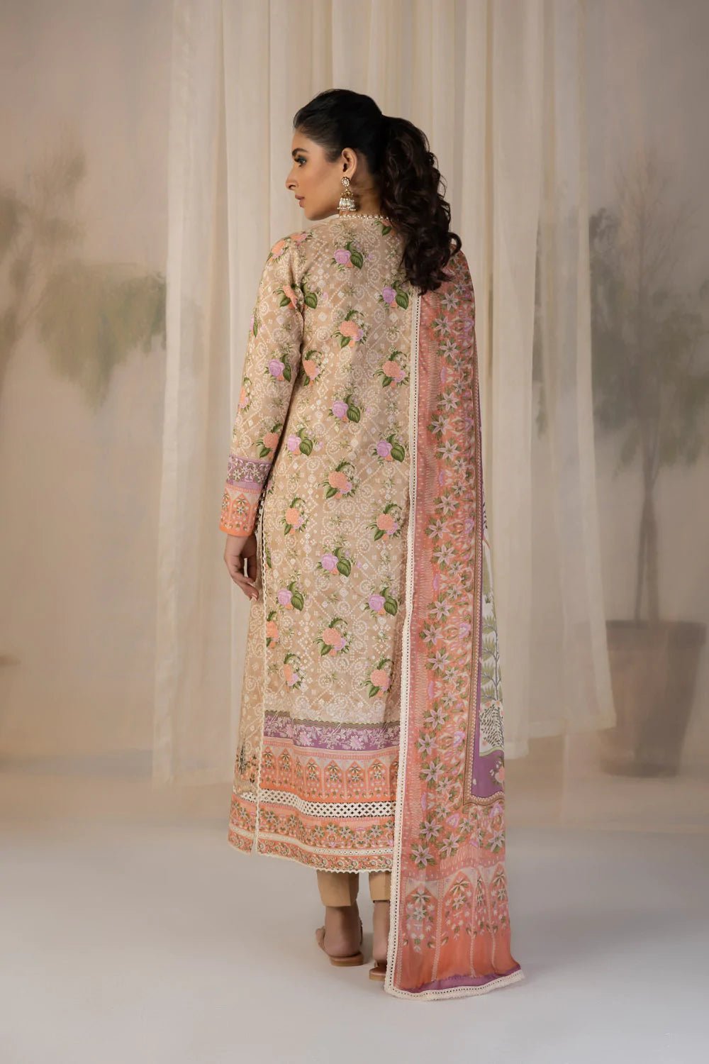 Sapphire Lawn 3 Piece Suit SAP82-Designer dhaage