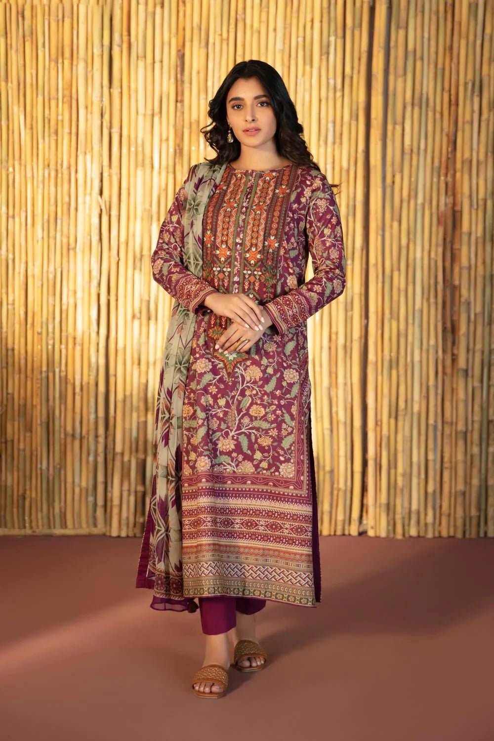 Sapphire Lawn 3 Piece Suit SAP83-Designer dhaage