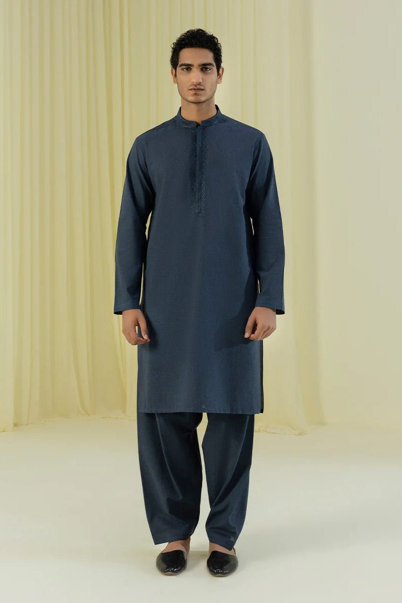 Sapphire Pakistani Mens Suit SAM02-Designer dhaage