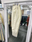 Sequins Embroidered Off-white Trousers TRO48-Designer dhaage