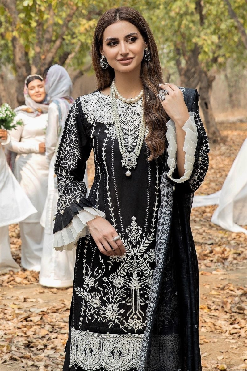 Simrans Festive Lawn Chikankari Sharara Suit SIM146