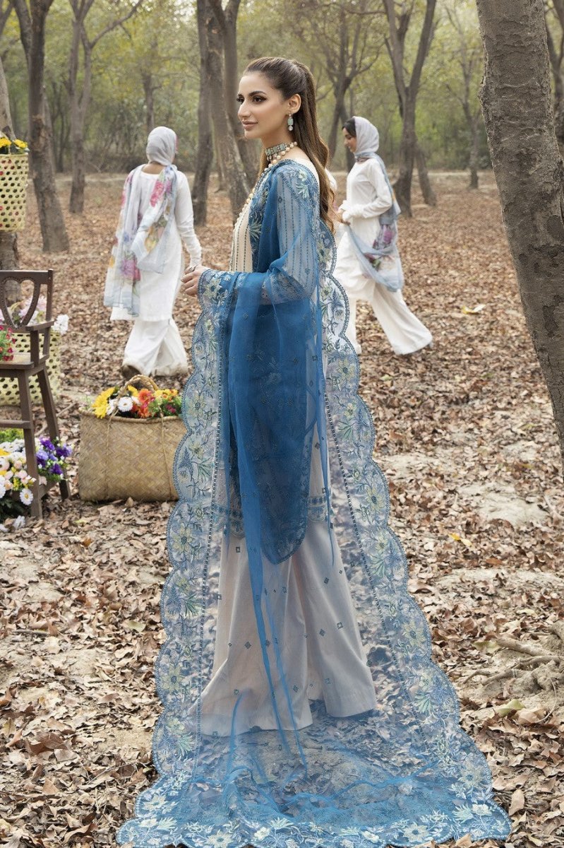 Simrans Festive Lawn Chikankari Sharara Suit SIM147