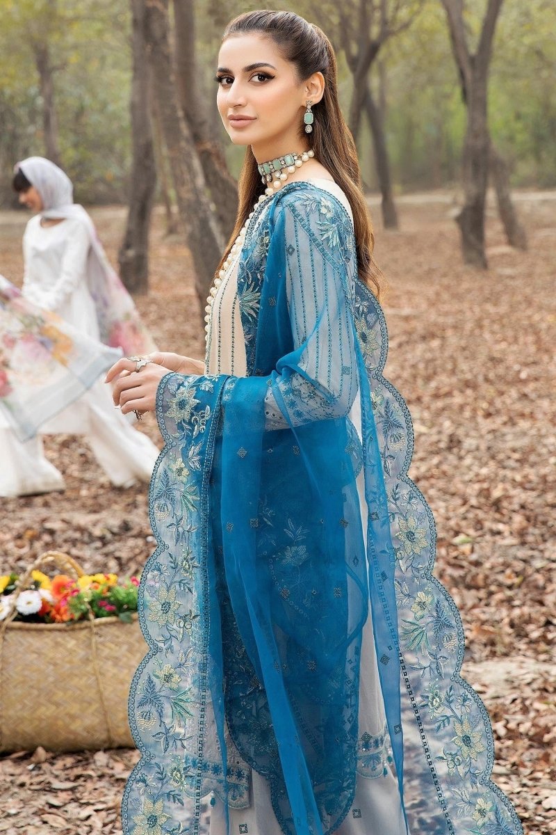 Simrans Festive Lawn Chikankari Sharara Suit SIM147