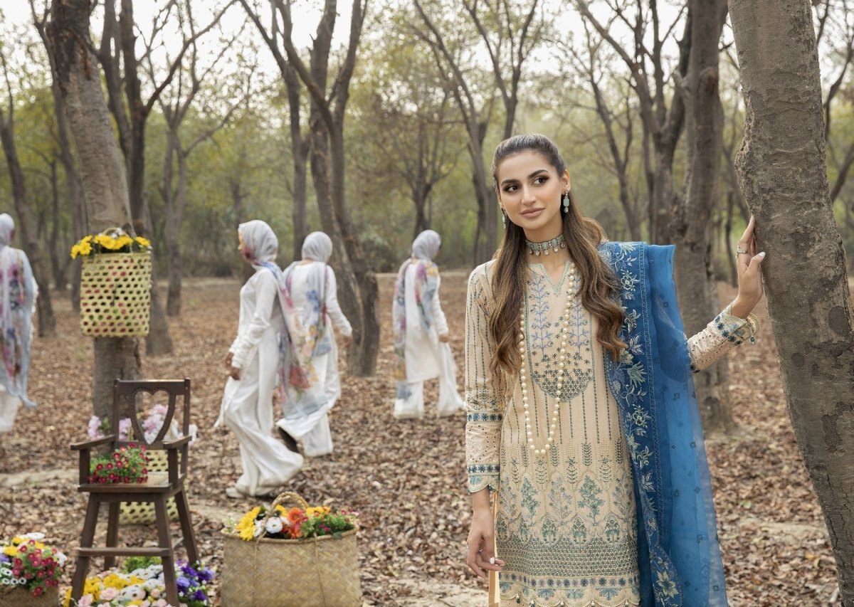 Simrans Festive Lawn Chikankari Sharara Suit SIM147