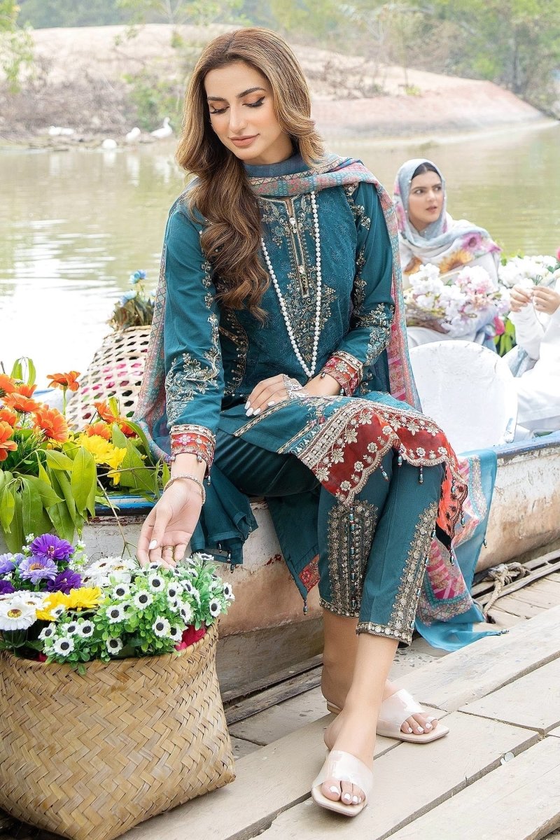 Simrans Festive Lawn Chikankari Suit SIM144