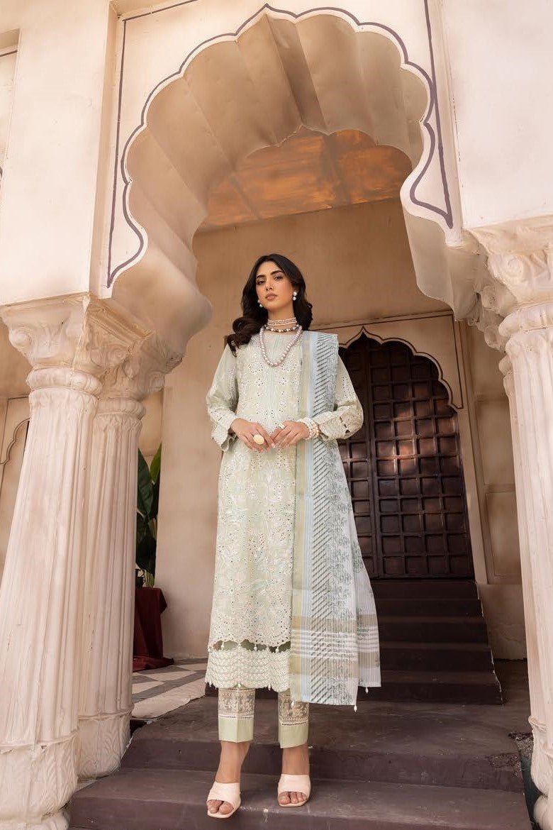 Simrans Festive Lawn Chikankari Suit SIM161