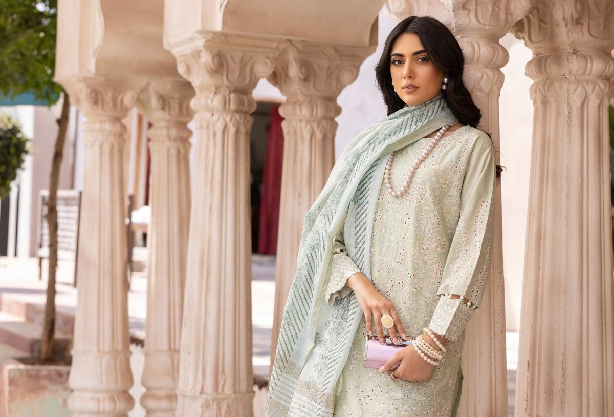 Simrans Festive Lawn Chikankari Suit SIM161