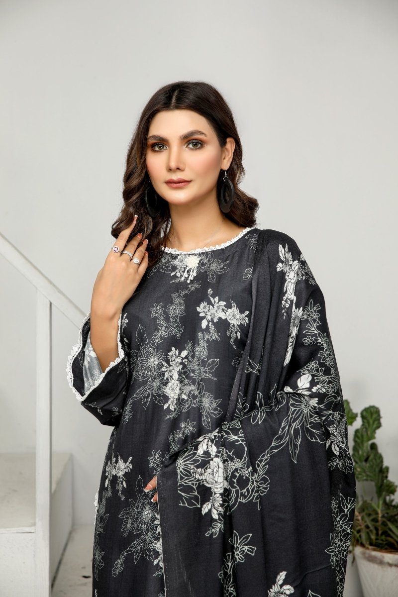 Simrans Floral Linen 3 Piece Suit SIM80
