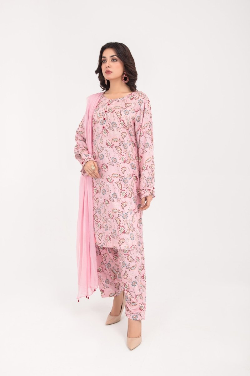 Simrans Linen Floral 3 Piece Suit SIM70