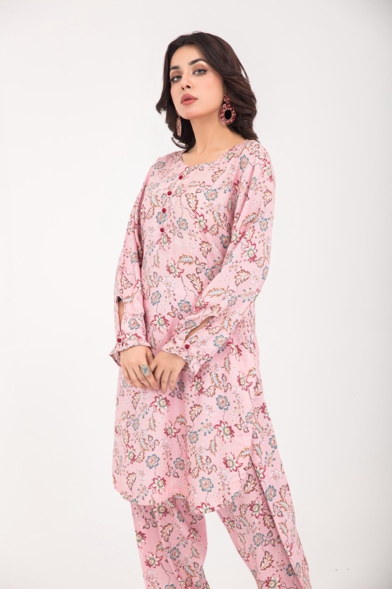 Simrans Linen Floral 3 Piece Suit SIM70