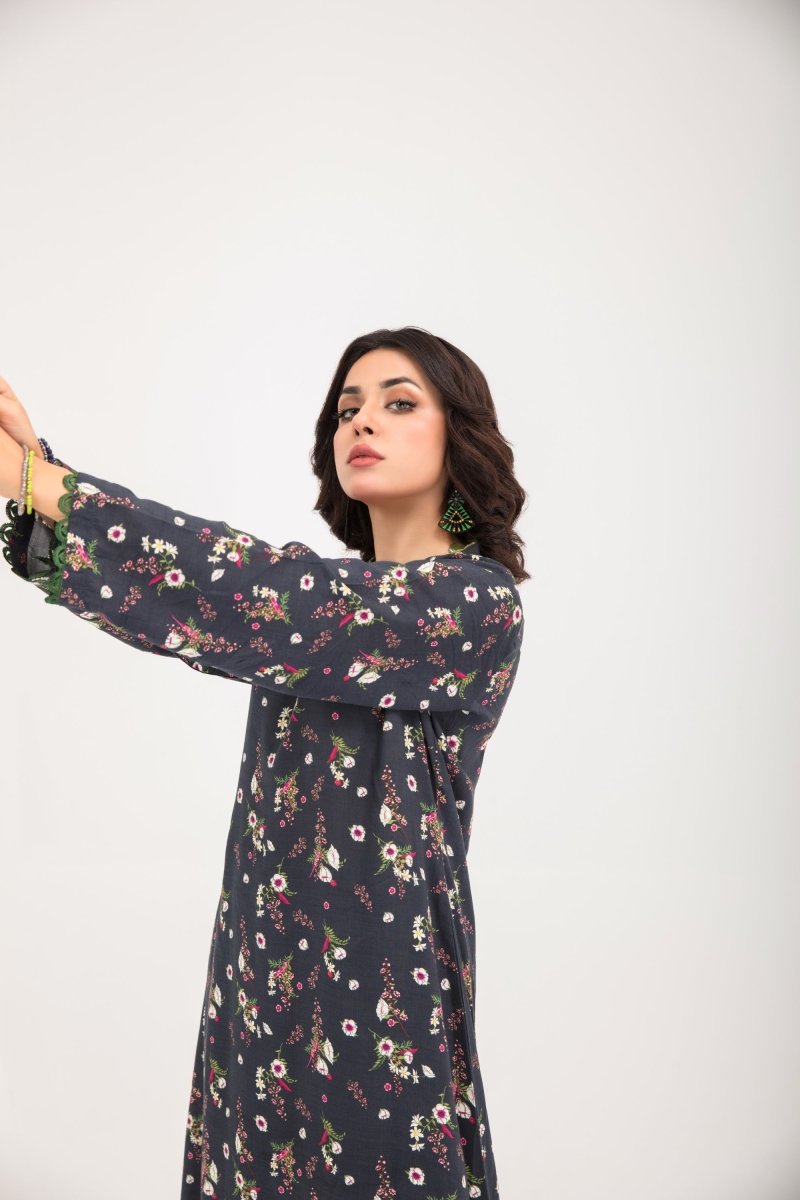 Simrans Linen Floral 3 Piece Suit SIM74