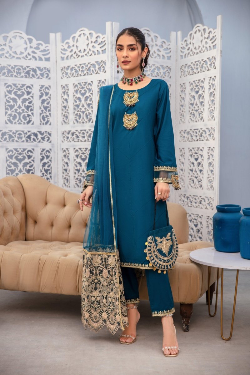 Simrans Luxury Ivana Pret 4 PC Suit SIM51