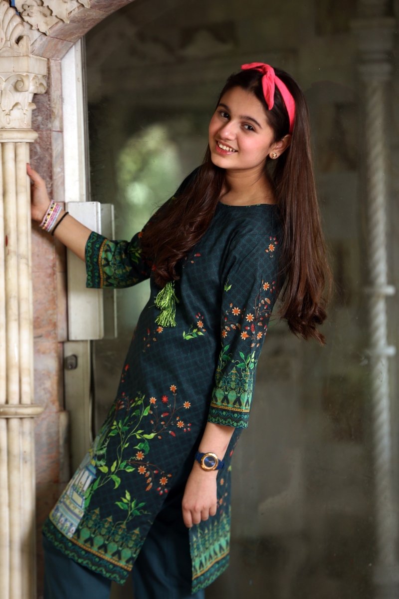 Waniya Girls Viridian Trellis WAN23