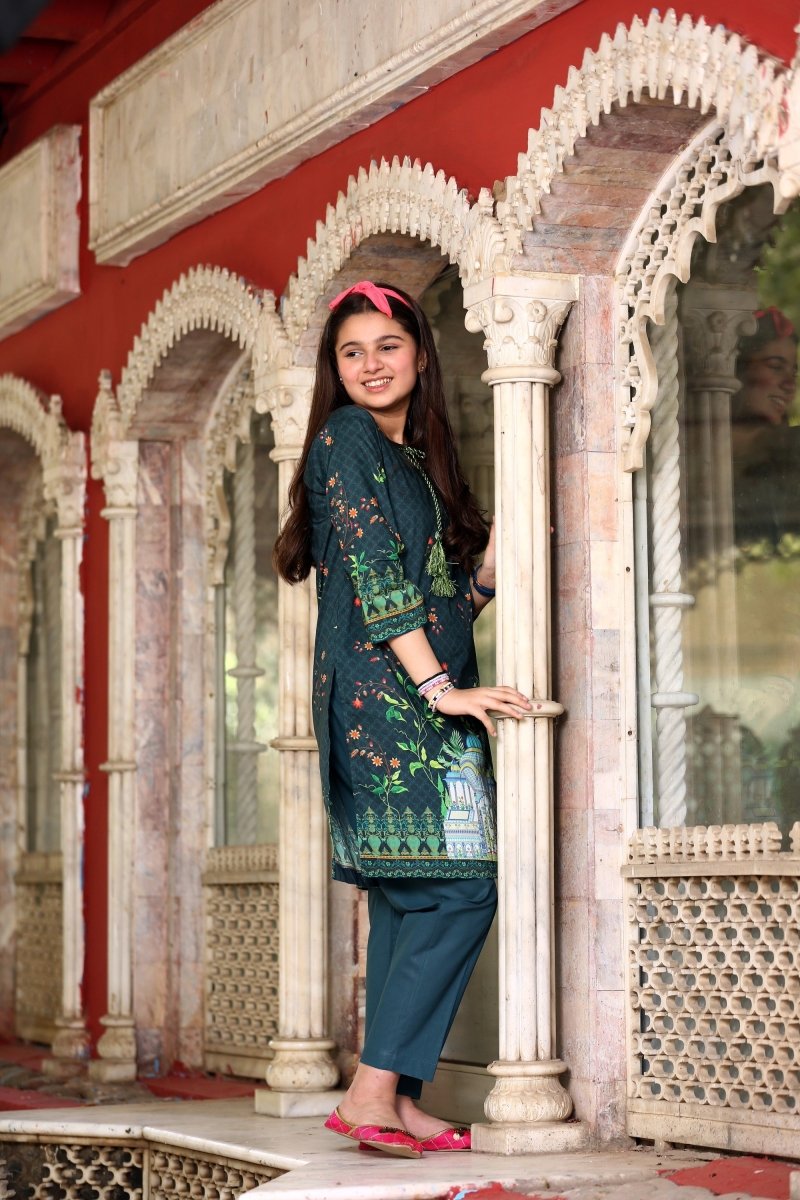 Waniya Girls Viridian Trellis WAN23