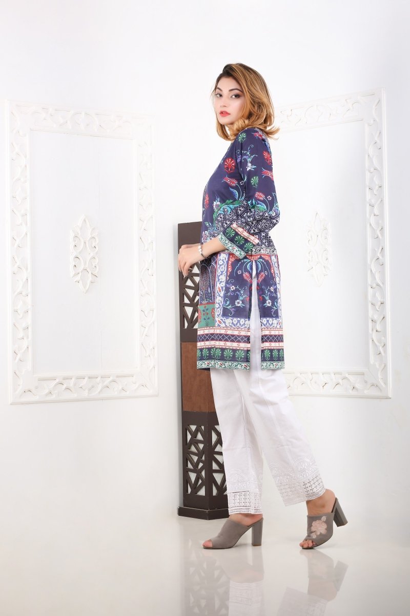 Waniya Shirt Iznik Whirls WAN13