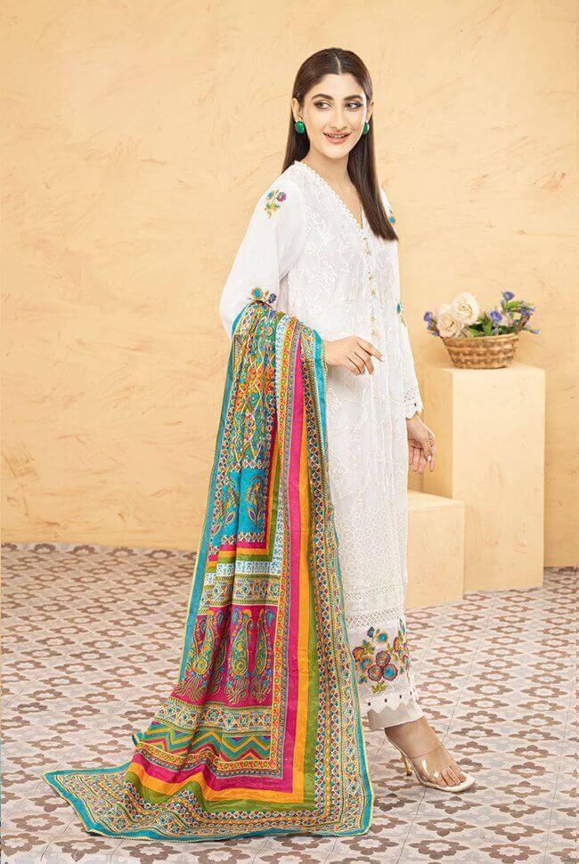 Wardah Chiffon Formal Suit WAR12