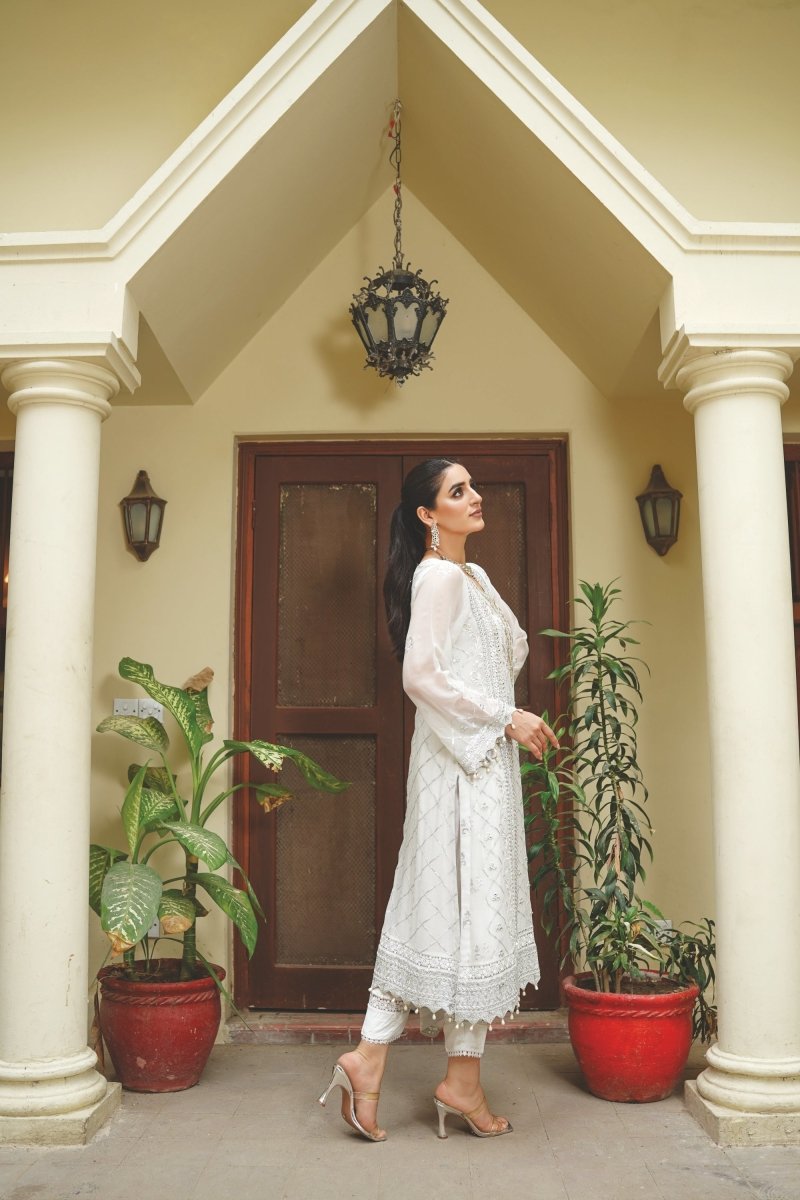 Wardah Chiffon Formal Suit WAR06-Designer dhaage