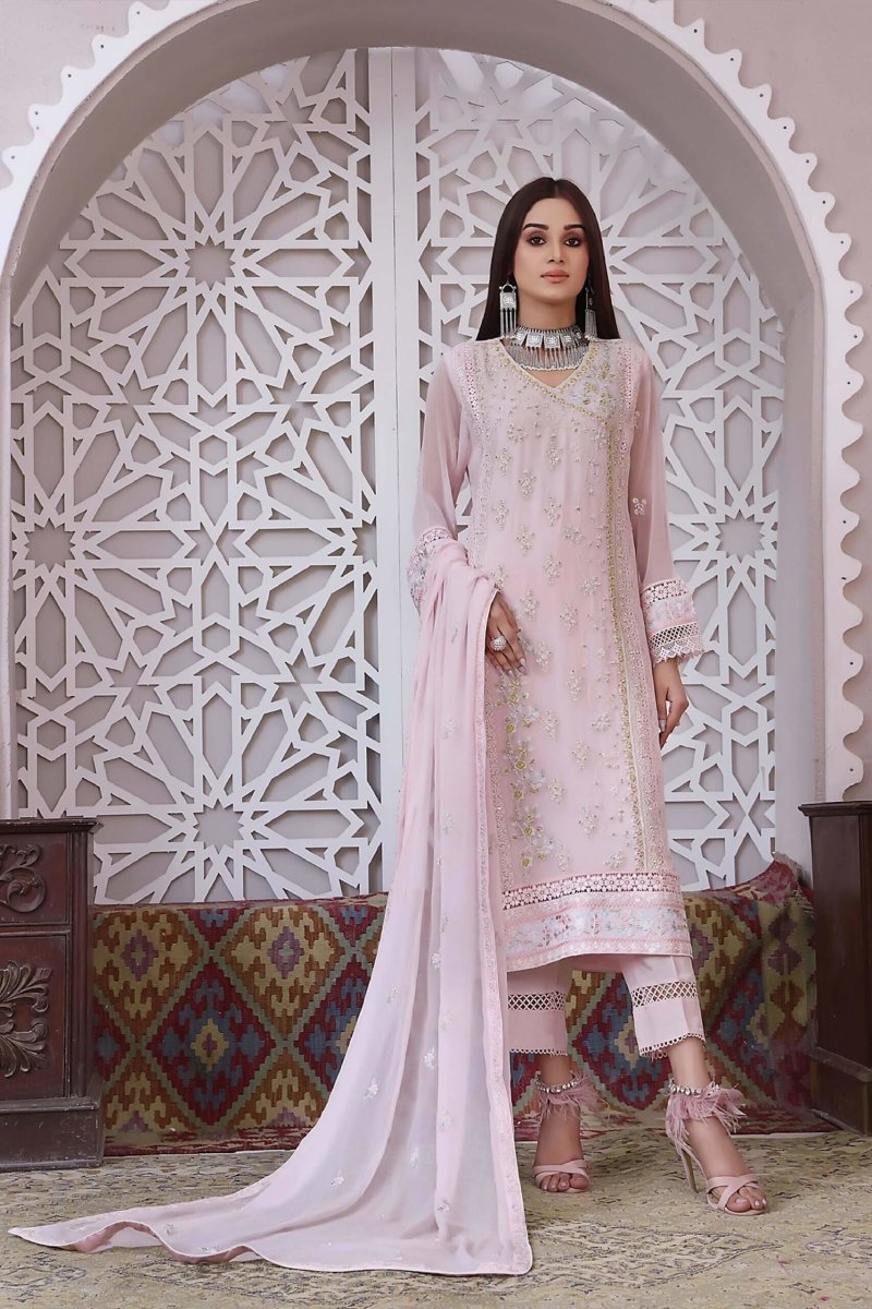 Wardah Chiffon Formal Suit WAR08-Designer dhaage