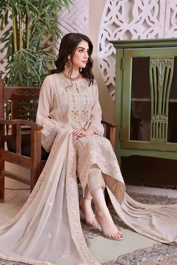 Wardah Chiffon Formal Suit WAR21