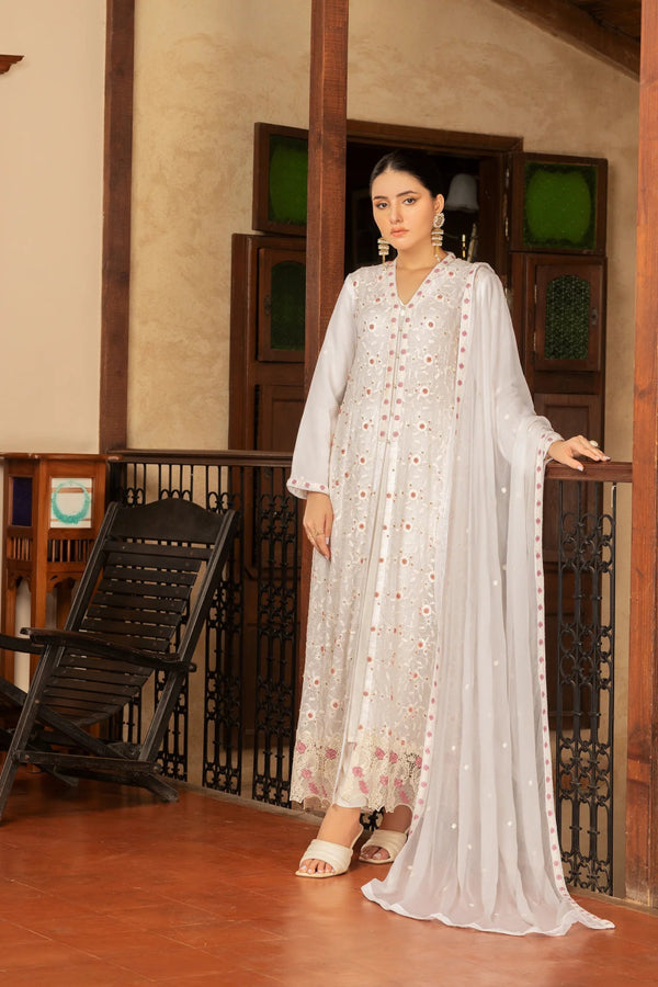 Wardah Embellished Chiffon Gown Maxi Dress WAR02