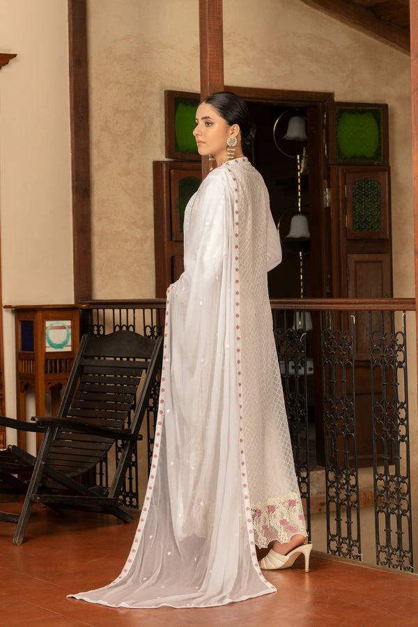 Wardah Embellished Chiffon Gown Maxi Dress WAR02