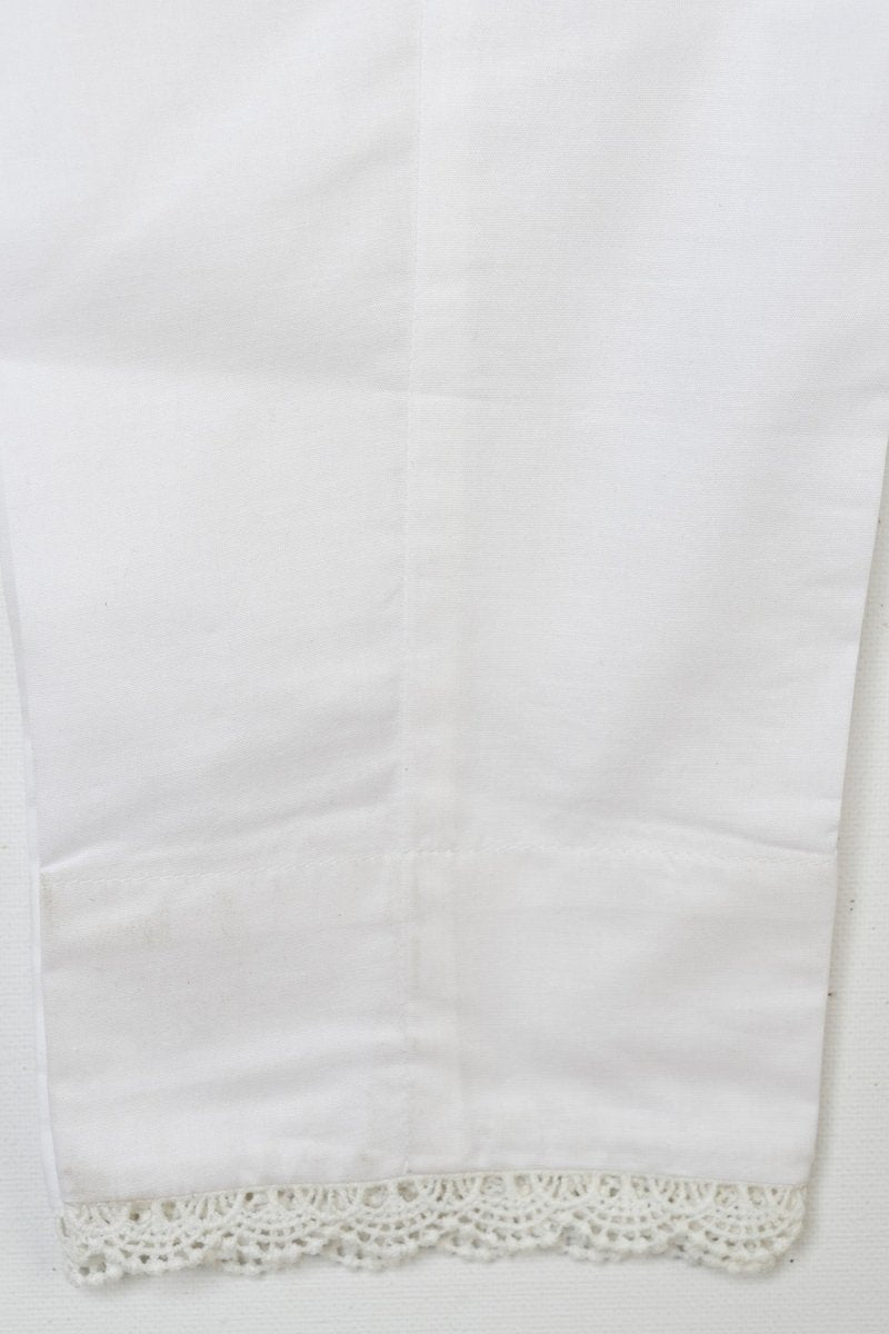 White Lace Trousers TRO54