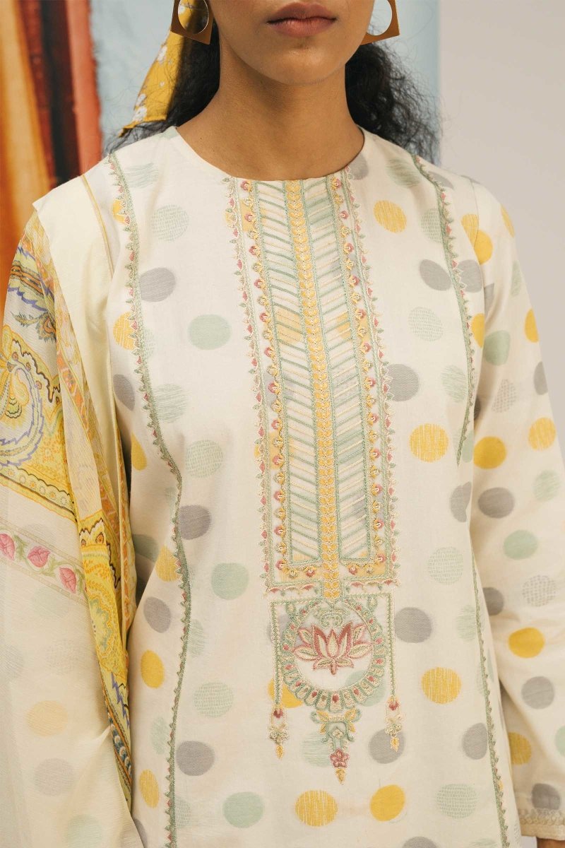Zara Shahjahan Coco Jacquard Suit ZAR09