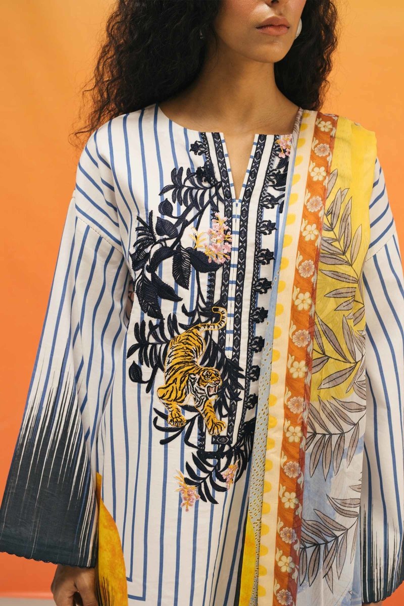 Zara Shahjahan Coco Lawn Suit ZAR13