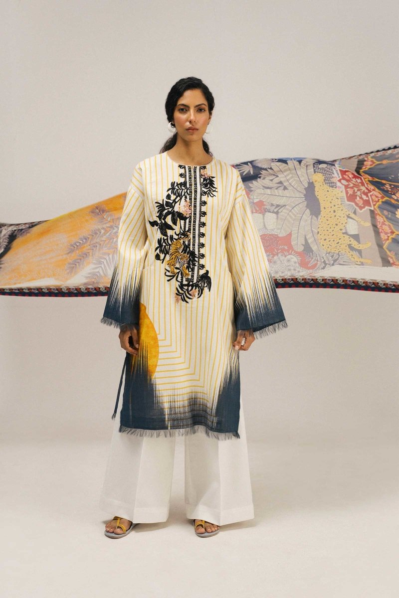 Zara Shahjahan Coco Lawn Suit ZAR14
