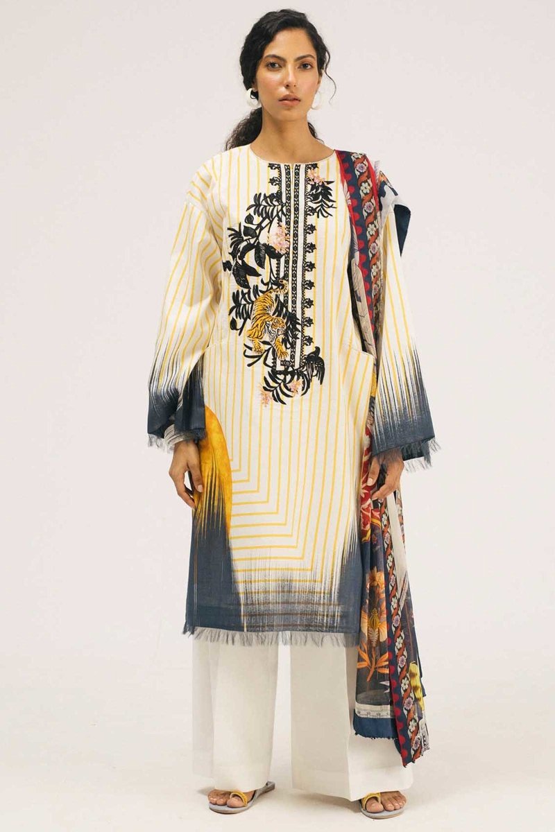 Zara Shahjahan Coco Lawn Suit ZAR14