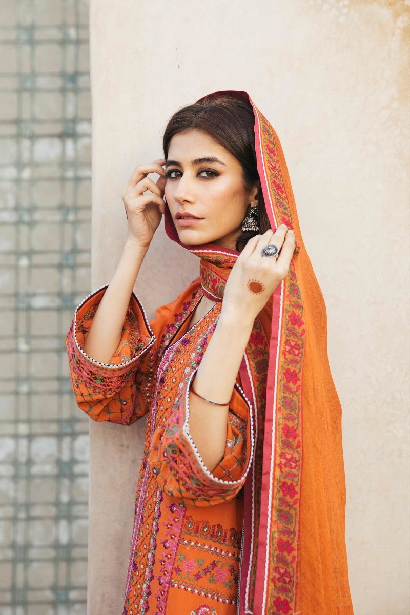 Zara Shahjahan Luxury Lawn Abroo ZAR45-Designer dhaage